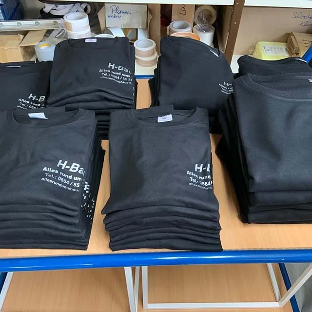 T-Shirts beschriften lassen