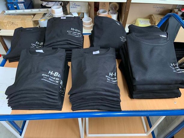 T-Shirts beschriften lassen
